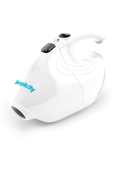 Simplicity Flash Handheld Vacuum with Attachments
