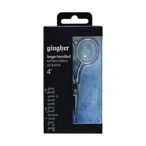 GINGHER EMBROIDERY SCISSORS STRAIGHT 4