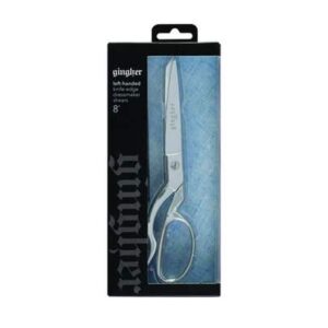 GINGHER STRAIGHT BLADE DRESSMAKER SHEARS 8 LEFT HAND