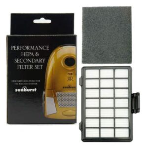 Riccar Genuine Sunburst Simplicity Jill HEPA And Secondary Sunburst Filter Set