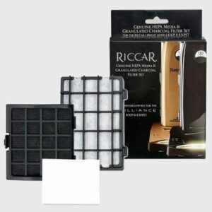 Riccar HEPA Media Filter Set For Tandem Air Deluxe And Premium Models