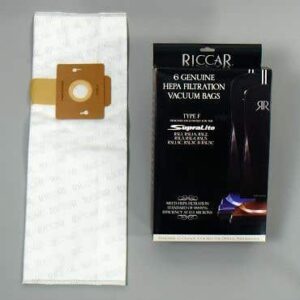 Riccar SupraLite Type F RSL HEPA Media Bags 6pk