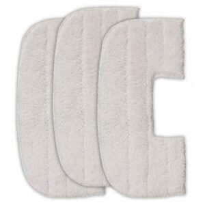 White Floor Pad- 3 Pack For Rug / Floor Tool Combo Snap On Base Type